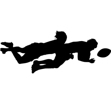 Autocolant de fotbal acțiune dinamică în fotbal - TenStickers
