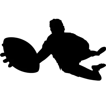 Autocolant de fotbal atlet energetic de fotbal - TenStickers