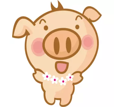 Autocolant pentru copii hawaieni - TenStickers