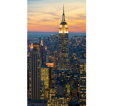 Decalcomanii frigider manhattan skyline - TenStickers