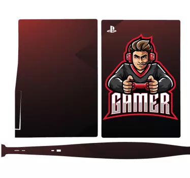 Gamer esport șablon logo șablon playstation - TenStickers