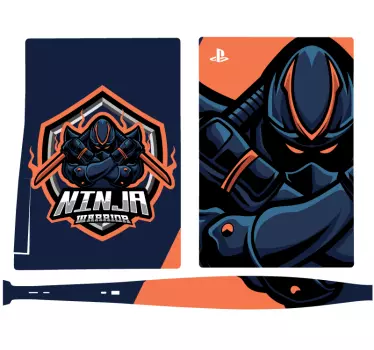 Decalcomanie ninja de jocuri de noroc furioasă - TenStickers