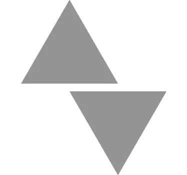 Decalcomanii de perete triunghiuri gri - TenStickers