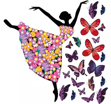 Autocolant dans fluture - TenStickers