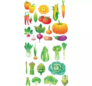 Colecția de legume de legume - TenStickers