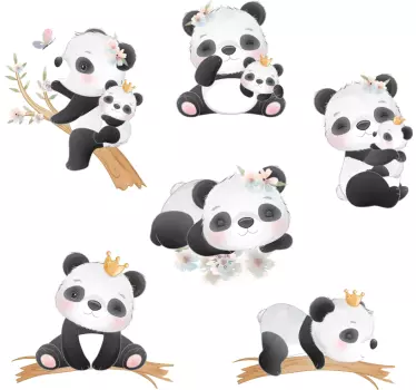 Autocolant panda life animal sălbatic - TenStickers