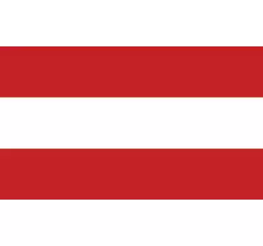 Steagul austriac autocolant de perete - TenStickers