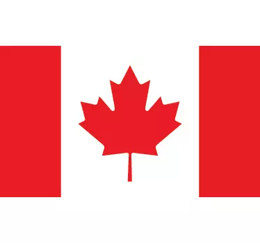 Steagul autocolantului de perete din canada - TenStickers