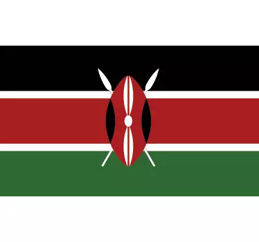 Autocolant kenya steag - TenStickers