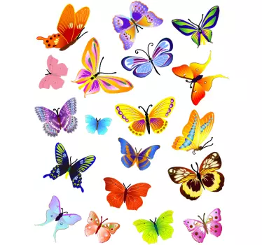 Colorat sticker perete autocolant - TenStickers