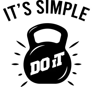 Autocolant de fotbal citat motivațional pentru fitness - TenStickers
