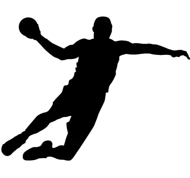 Handbal silueta autocolant - TenStickers