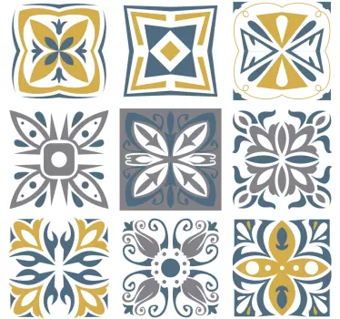 Plăci decorative din ciment transfer de țigle - TenStickers