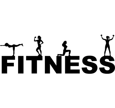 Autocolant de fotbal grafic motivațional pentru fitness - TenStickers