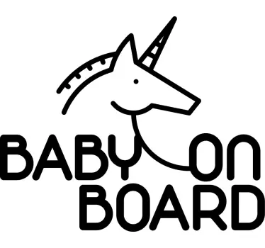 Etichete animale semn de naștere unicorn - TenStickers