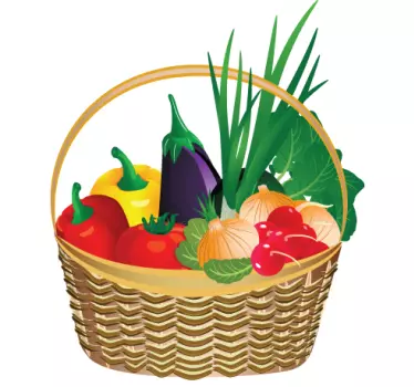Coș de legume pentru coș de legume - TenStickers
