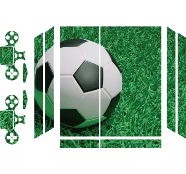 Fotbal pe un teren de iarbă playstation 4 autocolante - TenStickers