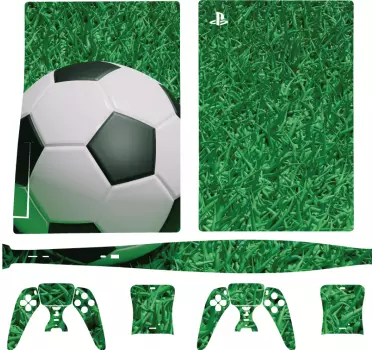 Fotbal pe un teren de iarbă playstation 5 decal - TenStickers