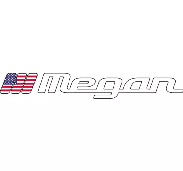 Autocolante pentru motociclete cu numele personalizat al steagulu - TenStickers