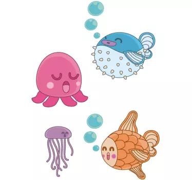 Copii decals de somn fericit somn - TenStickers