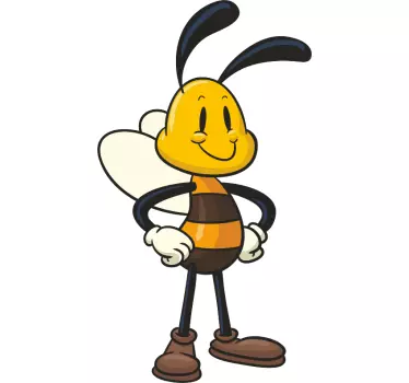 Autocolant de perete de insecte de albine - TenStickers