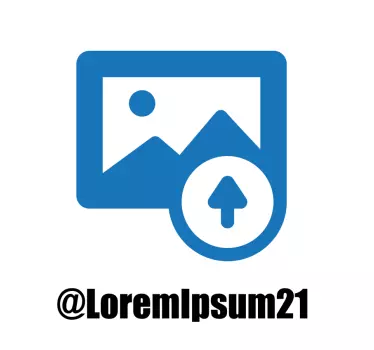 Autocolant monocolor instagram qr code personalizat - TenStickers