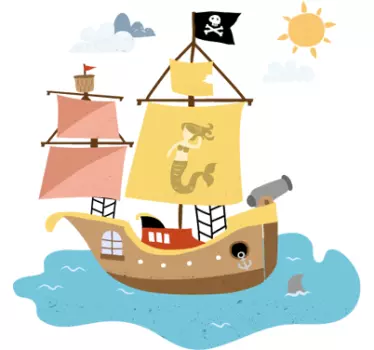 Pirat copii stick de perete autocolant - TenStickers