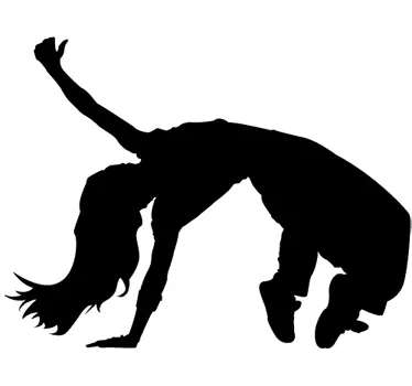 Hip hop dansator sticker de perete - TenStickers