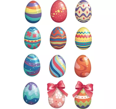 Autocolant de ouă de paște - TenStickers