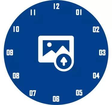Autocolant de ceas de perete personalizat - TenStickers