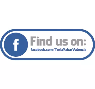 Găsiți-ne pe autocolantul ferestrei facebook - TenStickers