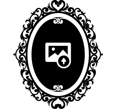 Personalizate autocolant de perete cadru de portret - TenStickers