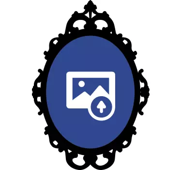 Autocolant personalizat cu rama foto - TenStickers
