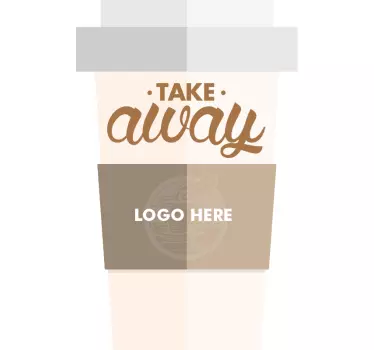 Pictograma personalizată pentru ceașcă de cafea - TenStickers