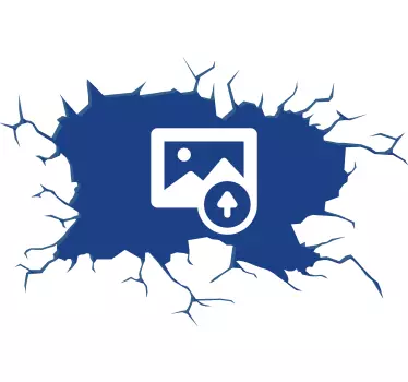 Personalizate autocolant gaură perete fotografie - TenStickers