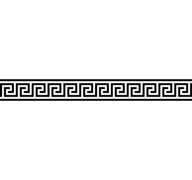 Simplă autocolantă de frontieră greacă - TenStickers