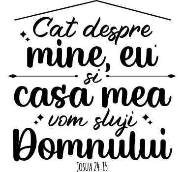 Stickere pereti Cat despre mine si casa mea - TenStickers
