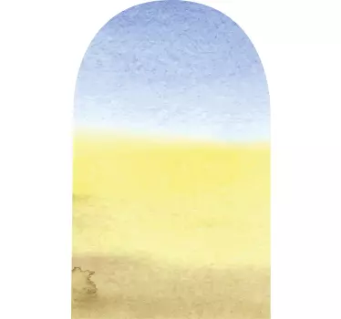 Decor de perete arc acuarelă - TenStickers