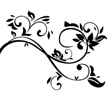 Decorative ramuri florale autocolante - TenStickers