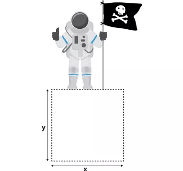 Astronaut autocolant - TenStickers