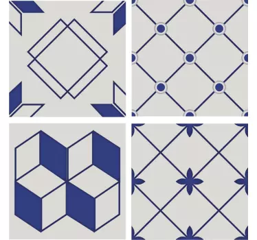 Forme geometrice de autocolante - TenStickers