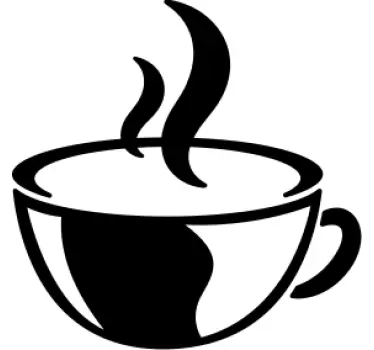 Bea autocolante de perete căni de cafea - TenStickers