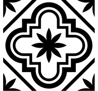 Autocolante gresie/faianta hidraulic monocromatic Hidraulic monoc - TenStickers