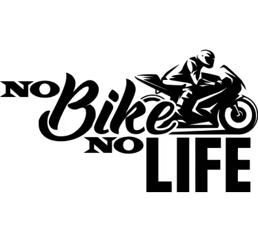 Garnituri de perete autocolante fără bicicletă, fără viață - TenStickers