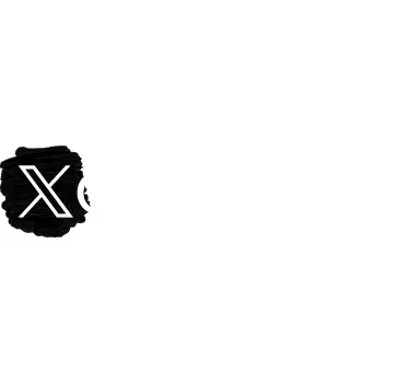 Autocolante magazin semne frontale simbolul X Twitter personaliza - TenStickers