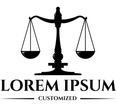 Autocolante legale scări de justiție personalizabile - TenStickers