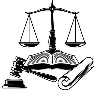 Autocolante legale icoanele justiției - TenStickers
