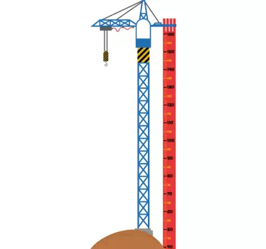 Autocolant înălțimea diagramei de perete - TenStickers