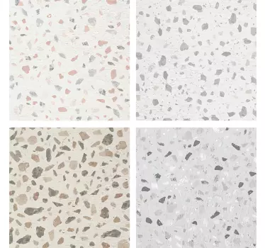 Autocolante gresie/faianta textura terrazzo - TenStickers