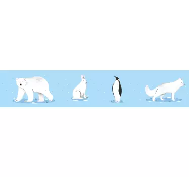 Autocolante de perete animale arctice - TenStickers